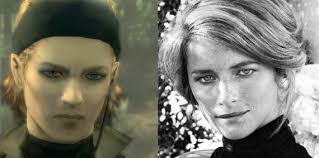 Hideo Kojima based The Boss&#39;s appearance on the English actress Charlotte Rampling. - MGS3_The_Boss_%2526_Charlotte_Rampling
