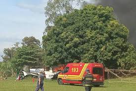 Queda de avião mata duas pessoas e deixa um ferido em Marília (SP)