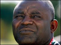 Nigerian coach Christain Chukwu. Chukwu captained Nigeria when they won ... - _39829945_chuwku203