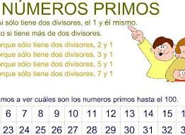 Resultado de imagen de numeros primos