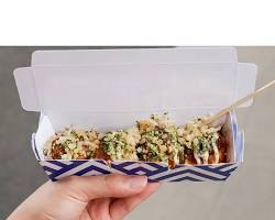 takeout container of takoyakiの画像