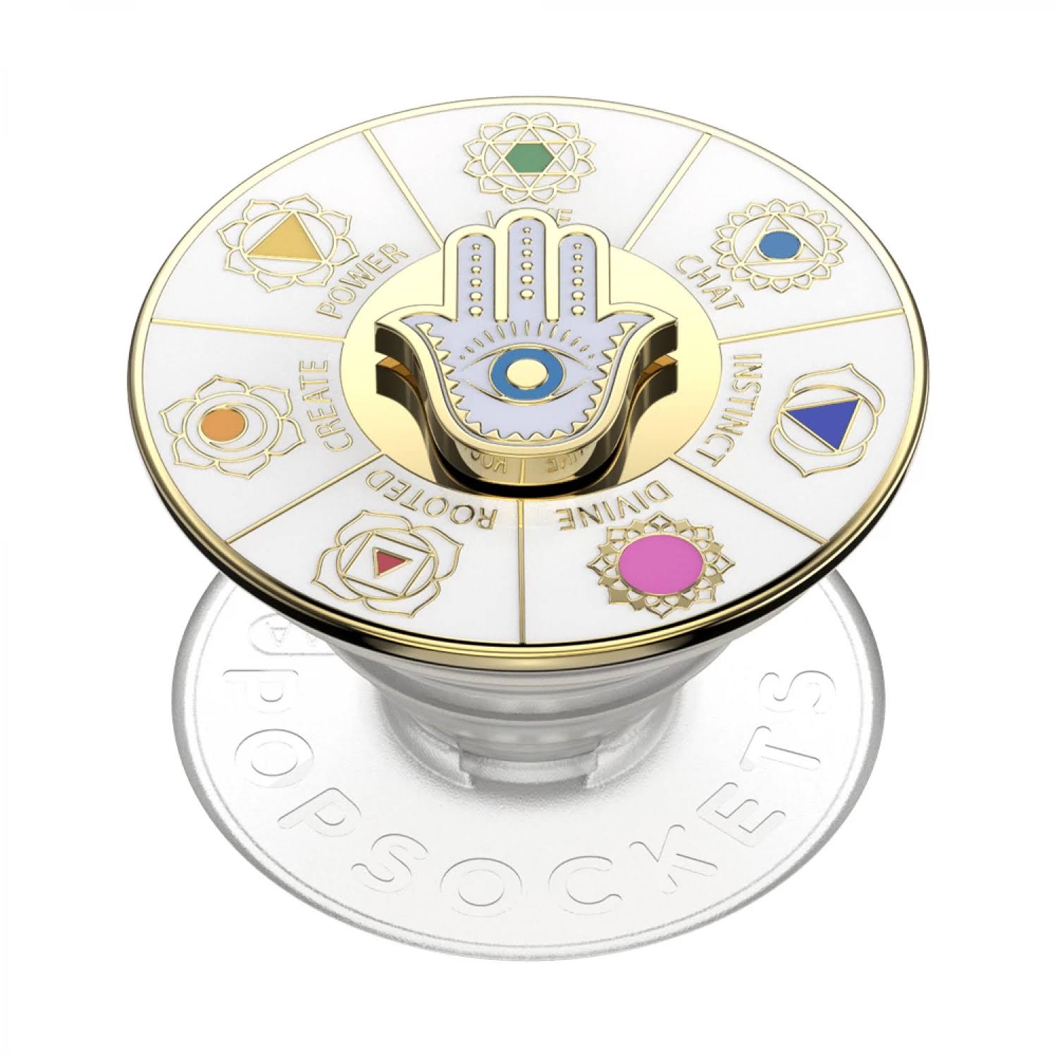 PopSockets Enamel Spinner Chakras Adhesive PopGrip