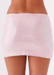 Perfect Fantasy Sequin Mini Skirt - Pink – Peppermayo US