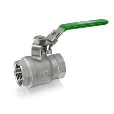 Ball valve stainless steel DVGW drinking water 1/2" FE/FE PN10