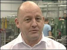 Paul Denning of Barton Cold Form said there had been no jobs cuts at the firm for 16 years - _45244287_f25837c8-fb1f-4d85-b17b-3e47c1d833cb