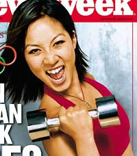 Michelle Kwan in Newsweek. The February 18 cover package of Newsweek (on newsstands Monday, February 11) features the Winter Games and ... - michelle-kwan-newsweek