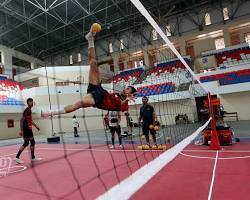 Image of Cambodian athletes training