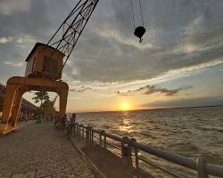 Imagem de Estação das Docas Belém Pará pôr do sol
