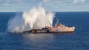 Japanese torpedo sends US ship to the ocean floor during Valiant Shield exercise