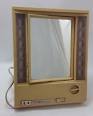 Vintage makeup mirror with lights