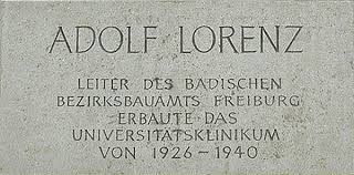 Text unter der Portrait-Büste <b>Adolf Lorenz</b> - FRKBuesteAdolfLorenzText2-600x296