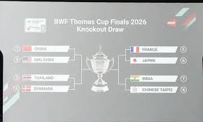 Thomas Cup 2026 Quarter Final Draw : la rencontre qui retient son souffle