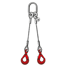 Wire Rope Sling 1.500kg 2m Ø12mm 2PC for £208.70