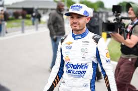 Kyle Larson crashes coming out of Turn 3 of Brickyard 400