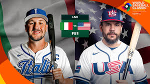 Usa Vs Italy Baseball