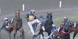 Olycka på Bollnäs – kusken föll i backen