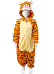 Boy sGirl s Fleece Tiger Onesie Warm Fleece Sleepsuit, Hooded