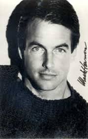 Autographed black and white publicity photograph of &quot;Flamingo Road&quot; hunk Mark Harmon. Harmon, Mark. Ca. 1989. 220 x 255 mm. Signed in ink, &quot;Mark Harmon. - 05-2334