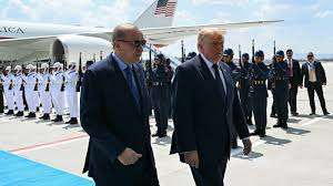 Trump arrives in Turkey as NATO is strained by Russian attacks, U.S. impatience