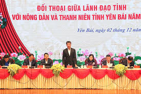 Lãnh đạo tỉnh Yên Bái đối thoại với hơn 1.000 nông dân và thanh niên