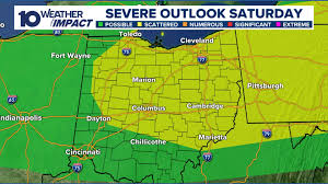 Strong to severe thunderstorms possible on Saturday