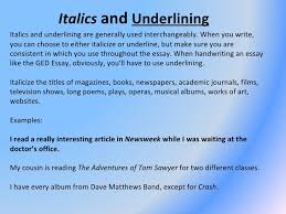Do movies need to be underlined in an essay : Online Writing Lab ... via Relatably.com