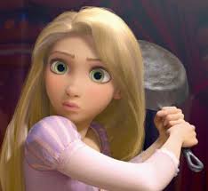 This week&#39;s Danger Gal Friday profiles Rapunzel as voiced by Mandy Moore in the new movie TANGLED. Yeah, you heard right. A Disney princess has joined the ... - rapunzel_frying_pan