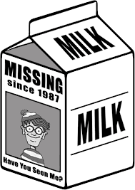 Image result for milk carton have you seen me
