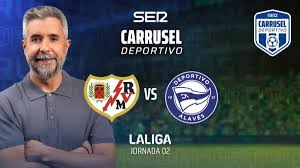 Rayo Vallecano-Alavés y Getafe-Partizán de Belgrado, en directo: sigue la jornada de Liga y de Conference en 'Carrusel'