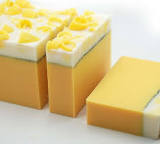 Image result for Yellow Cuboid Soap.