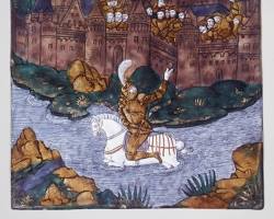 Image of Aeneid Book 9 classical art Nisus and Euryalus night raid Turnus attacks ships