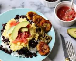 Image of Costa Rican breakfast