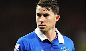 Everton&#39;s Bryan Oviedo is making a swift recovery from a broken leg and could play for Costa Rica in England&#39;s group. Photograph: Peter Powell/EPA - Bryan-Oviedo-of-Everton-a-009