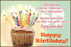50th Birthday Wishes Messages, Greetings and Wishes - Messages ... via Relatably.com