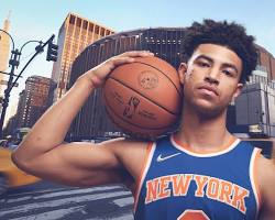 Image of Quentin Grimes playing for the New York Knicks