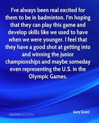 Badminton Quotes - Page 1 | QuoteHD via Relatably.com