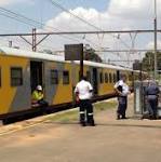 least injured Germiston train collision
