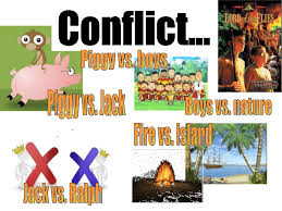 Lord of the Flies- Conflict (Pupil&#39;s work) via Relatably.com