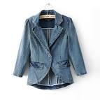 Ladies denim blazer