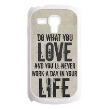 Life Quotes About Inspiring Typograph Samsung Galaxy s3 mini case ... via Relatably.com