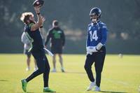 Seahawks QB Sam Darnold feeling 'really good' after playing with oblique injury in divisional round