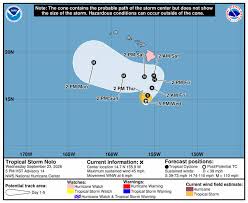 Tropical Storm Nolo approaching Hawaii with heavy rain and flooding threats