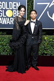 Angelina Jolie Takes Son Pax Jolie Pitt as Golden Globes 2018 Date - Pax Jolie Pitt at the Golden Globes