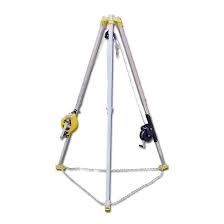 French Creek 7' Tripod And 50' 3-Way Rescue Unit And Winch ...