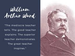 Image result for william arthur quotes - the mediocre teacher