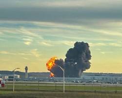 US military aircraft crash Iraq 2026 news photo smoke debris, AI generated