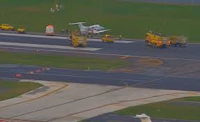 Acidente com avião de pequeno porte no Santos Dumont faz voos serem redirecionados para o Galeão
