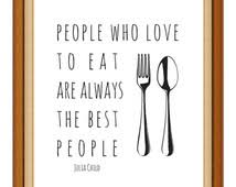 Popular items for julia child quote on Etsy via Relatably.com