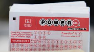 Powerball lottery tickets and an $856 million jackpot