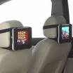 Portable dvd headrest player